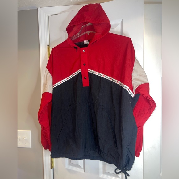 Vintage Marlboro Winbreaker Pullover Hoodie Jacket Size Large B - Picture 3 of 10